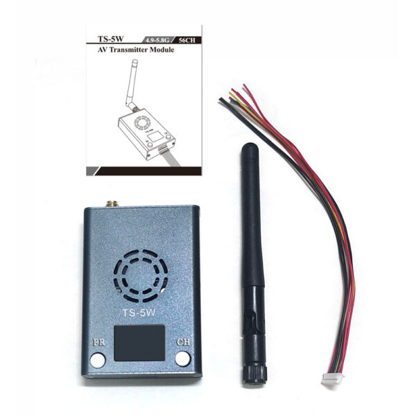 SJ TS-5W 4.9G-5.8G 56CH Transmitter Wideband FM Module Audio FPV Video Transmitter - Image 5