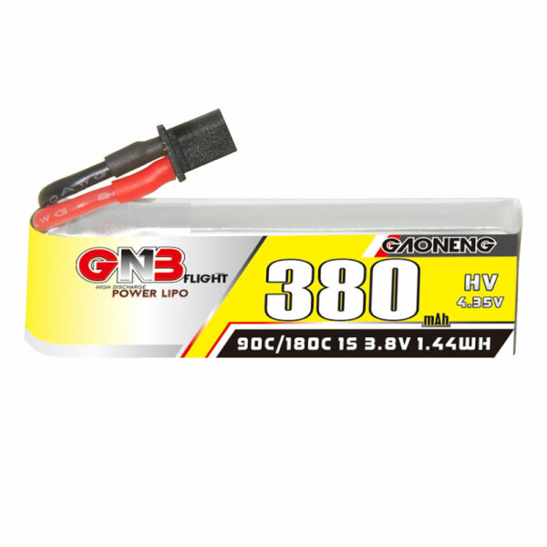 6Pcs Gaoneng 3.8V 380mAh 90C 1S LiHV Battery A30 Plug With Adapter Cable for Emax Tinyhawk S BetaFPV Beta75X - Image 2