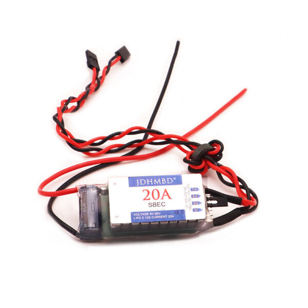 JDHMBD 20A High Current BEC Step-down Module SBEC UBEC External Power Supply Input 6-50V Supports 12S for RC Aircraft Helicopter - Image 5