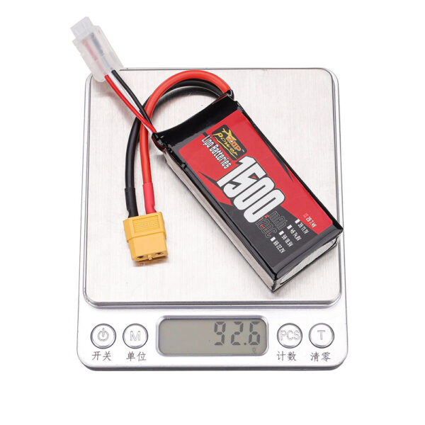 ZOP Power 2S 7.4V 1500mAh 120C 11.1Wh LiPo Battery XT60 Plug for RC Drone - Image 9