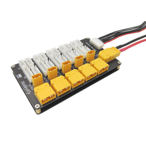 T60 XT30 Lipo Battery Parallel Charging Board 2in1 Support 2S-6S Lipo Battery for FPV Racing Drone Helicopter Airplane RC Car - Image 3