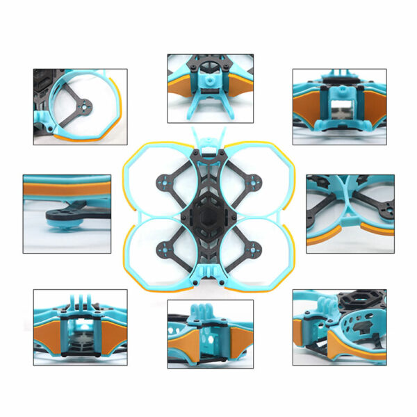 HSKRC Butterfly 25 114mm Wheelbase 2.5 Inch Duct Frame Kit for RC Drone FPV Racing - Image 5