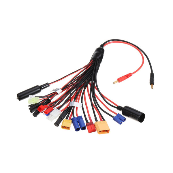 20 in 1 Multifunction Charger Cable 4mm Banana Pklug to XT60 XT90 EC3 EC5 Tamiya  for B6 B6AC PL6 PL8 Charger - Image 2