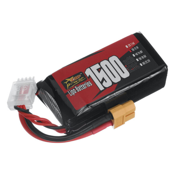 ZOP Power 3S 11.1V 1500mAh 120C  LiPo Battery XT60 Plug for RC Drone - Image 2