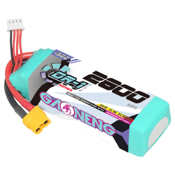 Gaoneng 11.1V 2800mAh 150C 3S Lipo Battery XT60 PLUG/T PLUG for 1/12 1/14 1/16 RC Cars - Image 1