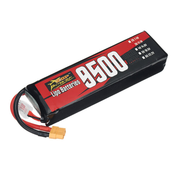 ZOP Power 3S 11.1V 9500mAh 65C 105.45Wh LiPo Battery XT60 Plug for RC Car - Image 2