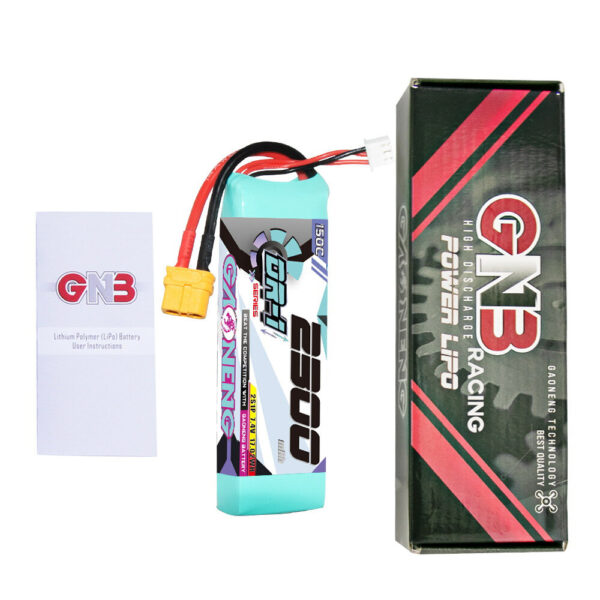 Gaoneng GNB 7.4V 2300mAh 150C 2S LiPo Battery XT60 Plug T Plug for RC Car Airplane Helicopter - Image 1