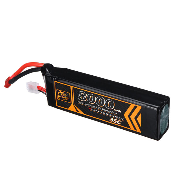 ZOP Power 11.1V 8000mAh 35C 3S LiPo Battery T Deans Plug for RC Car - Image 3