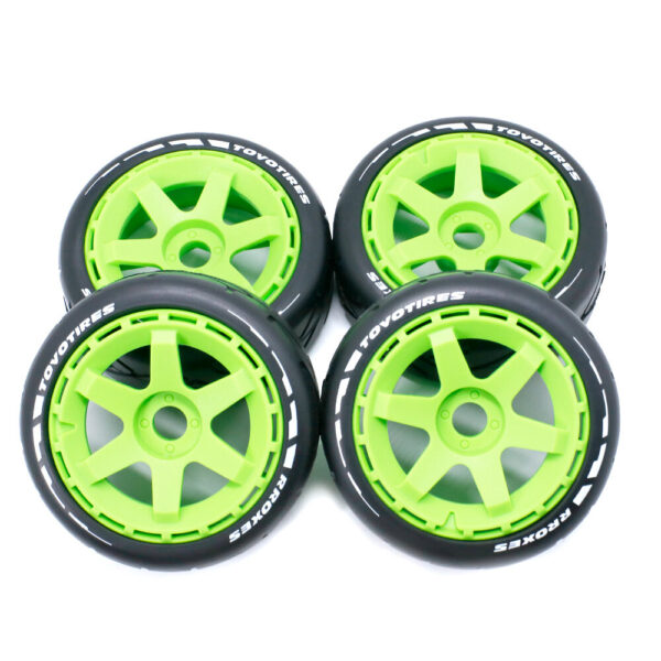 4PCS 1/8 Rally Drift On-Road Tires Wheels 17mm Hex for ARRMA INFRACTION LIMITLESS FELONY F1 ZD RC Car Vehicles Model Parts - Image 2