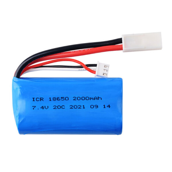 18650 7.4V 2000MAH 20C Lipo Battery XT30/XT60/T/EL-2P/SM3P/SM4P/SM/JST Plug For RC Boats Car Tanks Parts - Image 4