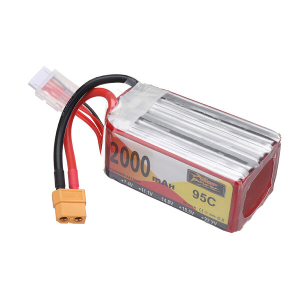 ZOP POWER 14.8V 2000mAh 95C 4S LiPo Battery XT60 Plug for RC Drone - Image 4