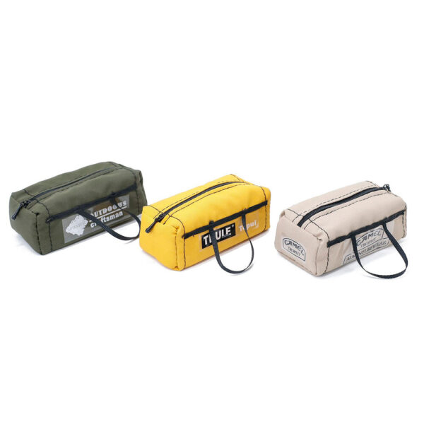 Simulation Roof Storage Luggage Bag Decoration Pouch for RC Crawler Car SCX10 TRX4 RC4WD D90 1/8 1/10 Vehicles Models Parts - Image 3