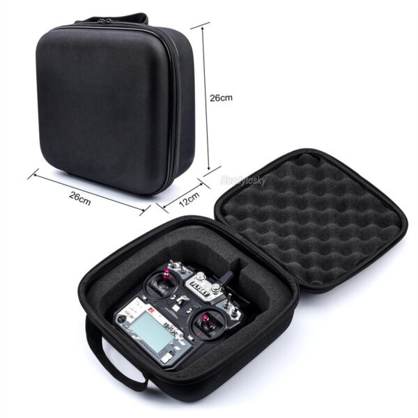 Universal Nylon EVA Waterproof Transmitter Carrying Bag Storage Case For FUTABA Wfly Radiolink AT9S AT10 Radiomaster TX12 Radio Transmitter - Image 1