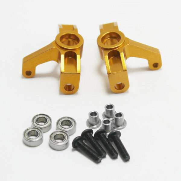 Wltoys 1/14 144001 124018 124019 Front Wheel Seat Upgrade Metal RC Car Parts - Image 2