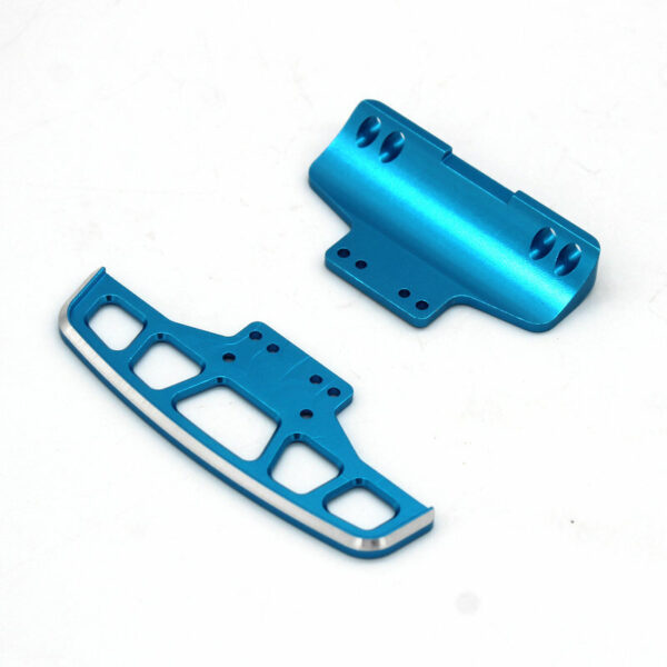 1/28 Metal Upgrade Parts Front And Rear Bumpers For Wltoys 284131 RC Car - Image 1