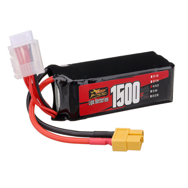 ZOP Power 4S 15.2V 1500mAh 60C 22.8Wh LiPo Battery XT60 Plug for RC FPV Racing Drone Airplane Helicopter - Image 4