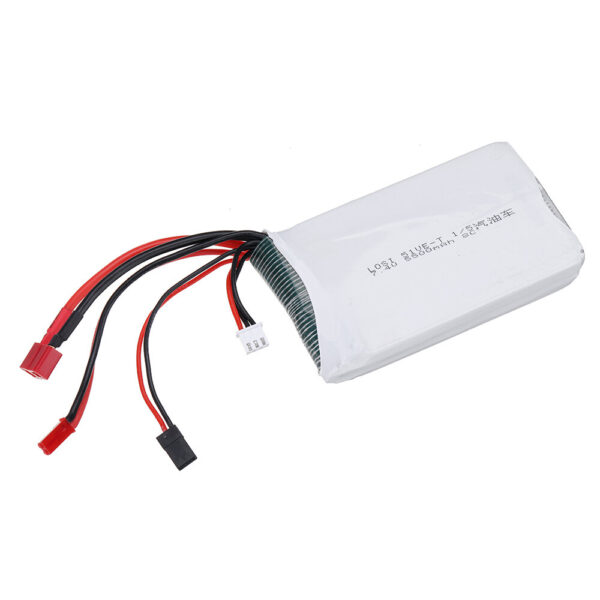 7.4V 5500mAh 8C 2S Lipo Battery with T/Tamiya/Futaba/JST Connector For LOSI 5IVE-T 1/5 RC Car Remote Control Vehicle Truck - Image 1