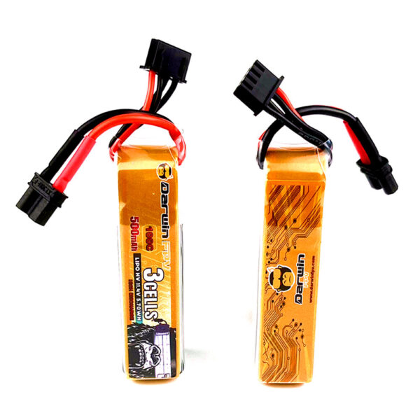 DarwinFPV 11.4V 500mAh 100C 3S LiPo Battery XT30U-F Plug for BABY APE/PRO/V2 RC Drone FPV - Image 5