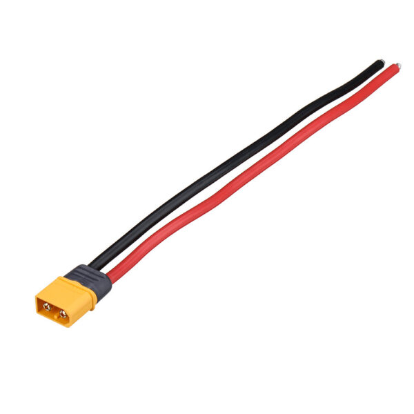 10/20/30cm XT60 Male Female Plug Connector 12AWG Power Silicone Cable - Image 1