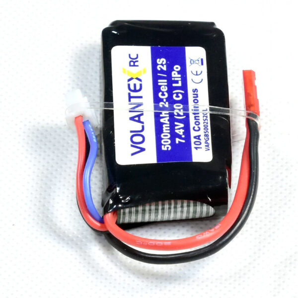 VolantexRC 768-1 Mustang P-51D/ Saber 920 756-2 RC Airplane Spare Part 7.4V 500mAh 20C Lipo Battery JST Plug - Image 3