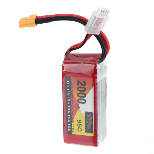 ZOP POWER 11.1V 2000mAh 95C 3S LiPo Battery XT60 Plug With T Adapter Plug for RC Drone - Image 4