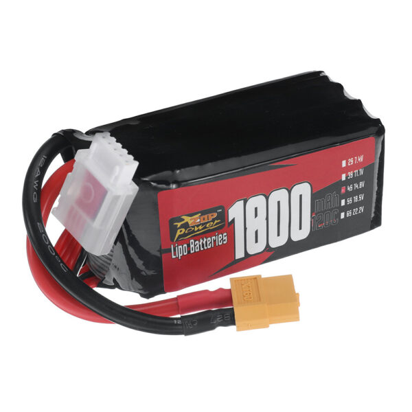 ZOP Power 4S 14.8V 1800mAh 120C LiPo Battery XT60 Plug for RC Drone - Image 3