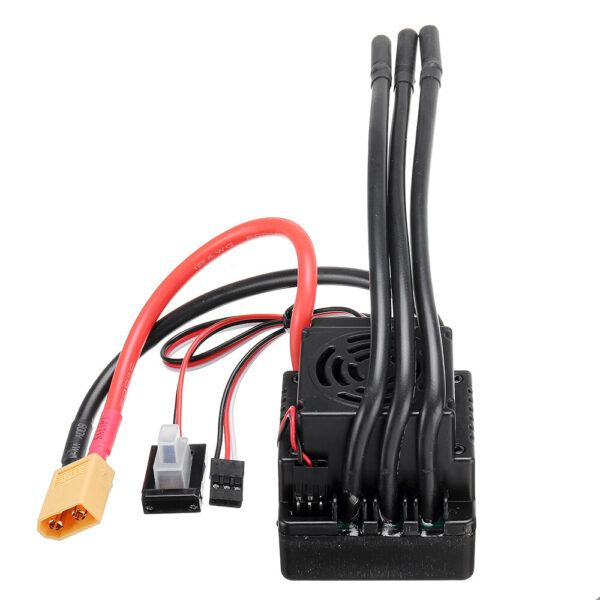 120A Brushless ESC T/XT60 Plug with 5.8V/3A SBEC 2-4S for 1/8 RC Car Parts - Image 8