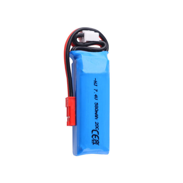 7.4V 580mAh 20C 2S LiPo Battery JST Plug  for Mini-Q Mosquito Car WLtoys K989 K969 1/28 Remote Control Car - Image 2