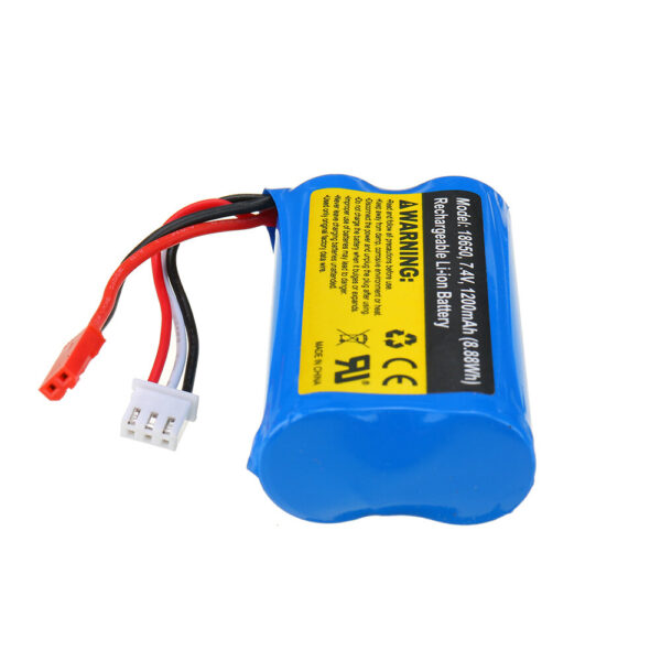 SG 1603 1604 UDIRC 1601 RC Car Spare 7.4V 1200mAh 2S 5C JST Plug Li-ion Battery 1603-012 Vehicles Parts - Image 3