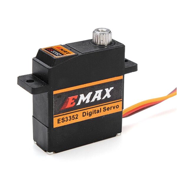 6PCS EMAX ES3352 12.4g Mini Metal Gear Digital Servo for RC Airplane - Image 3