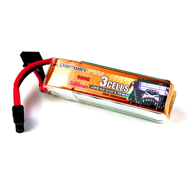 DarwinFPV 11.4V 500mAh 100C 3S LiPo Battery XT30U-F Plug for BABY APE/PRO/V2 RC Drone FPV - Image 2