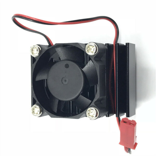 Aluminum Alloy 540/550 Motor Heatsink Radiator with Fan JST Connector for 1/8 1/10 RC Car Parts - Image 4