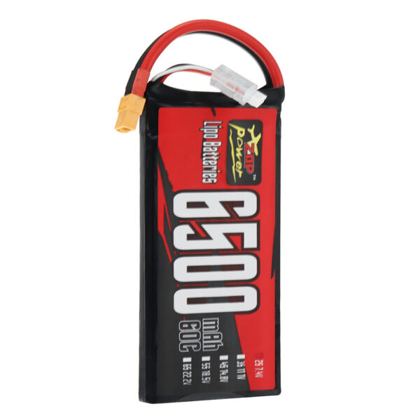 ZOP Power 2S 7.4V 6500mAh 60C 48.1Wh LiPo Battery XT60 Plug for RC Car - Image 5