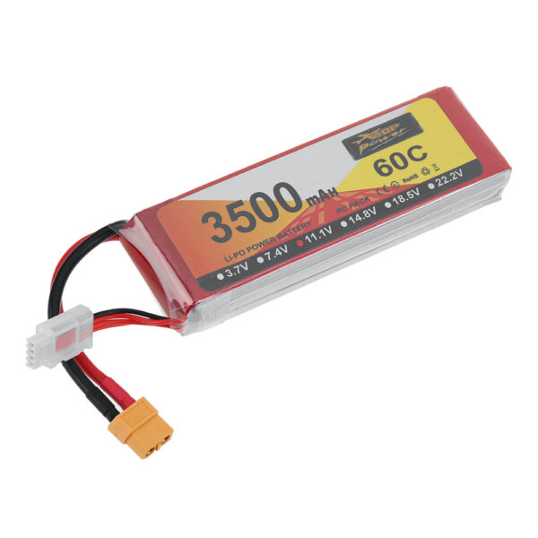 ZOP POWER 11.1V 3500mAh 60C 3S LiPo Battery XT60 Plug for RC Drone - Image 3