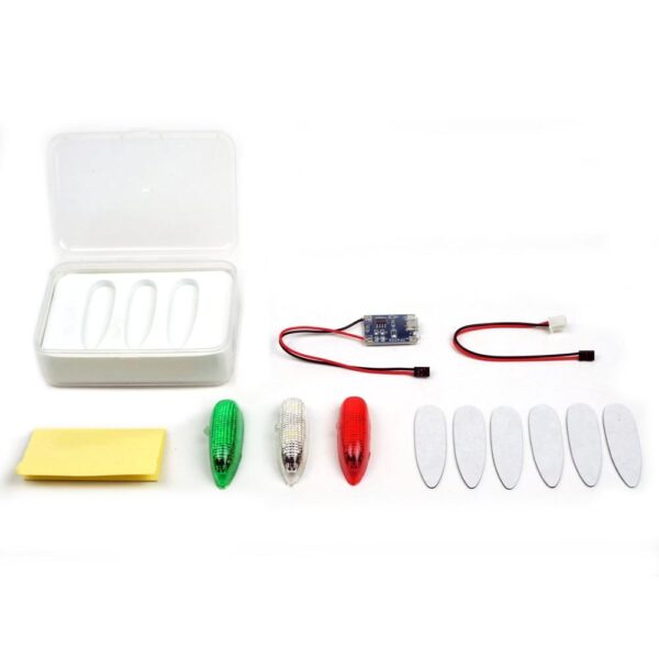 3 PCS Wireless LED Night Light Built-in Battery with Controller For RC Airplane - Image 6