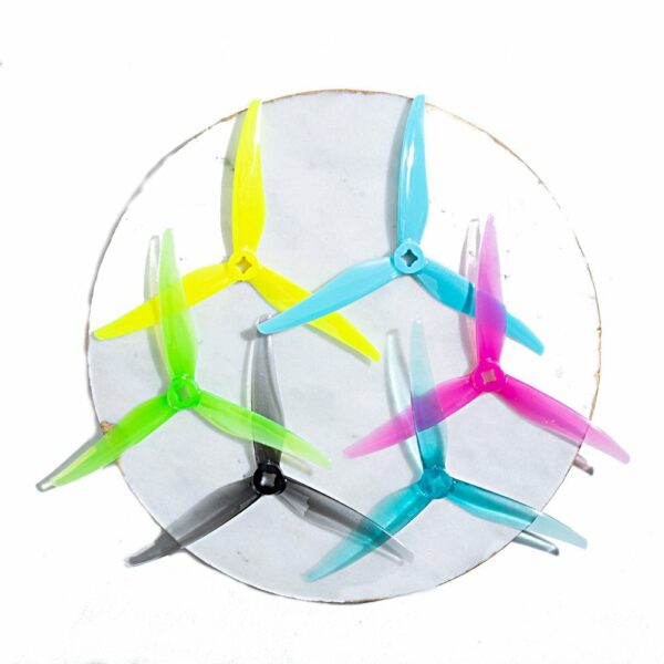 2 Pairs GEMFAN Hurricane Durable 3-Blade SL5125 5.1Inch Propeller Compatible with T-Mount toothpick Hyperbola 2004 motor - Image 7