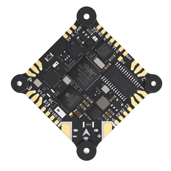 25.5x25.5mm GEPRC TAKER F411-12A-E 1-2S AIO F4 Flight Controller 12A 4in1 ESC for Darkstar20 Whoop 3 Inch Toothpick FPV RC Racing Drone - Image 1