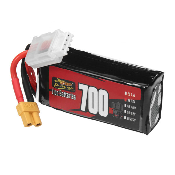 ZOP Power 3S 11.1V 700mAh 75C 7.77Wh LiPo Battery XT30 Plug for RC Helicopter Aiplane FPV Racing Drone - Image 3