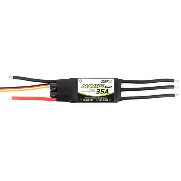 ZTW Mantis G2 35A New 32-Bit Brushless ESC With 5/6/7.4V Adjustable 4A BEC 2-4S for RC Airplane - Image 1