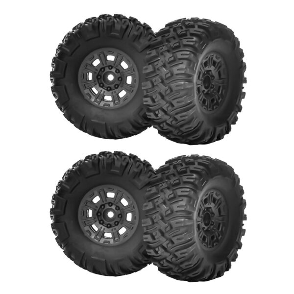 1/10 RC Car Upgraded Monster Rock Crawler Climbing Truck Tires Wheel Rims Wltoys MJX SCY Off-Road Vehicles Models Parts Accessories - Image 2