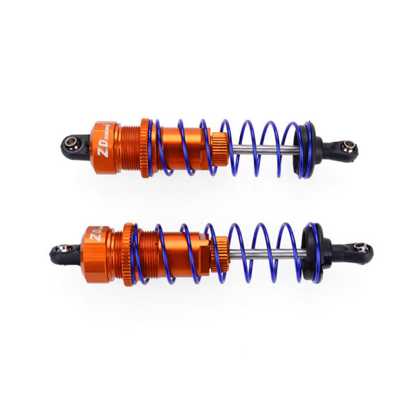 2PCS ZD Racing 7359 Alloy Oil Filled Rear Shock Damper Absorber for 1/10 HSP Redcat Hongnor LRP HPI Hobao - Image 2