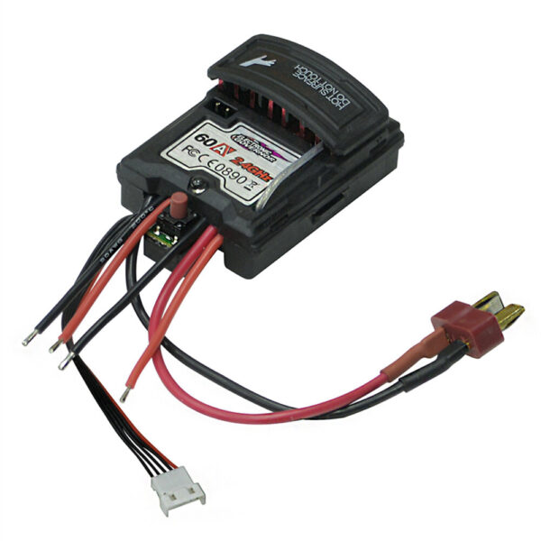 60A 7.4V Brushed Speed Controller ESC For 9125 1/10 RC Car Parts No.25-ZJ07N - Image 1