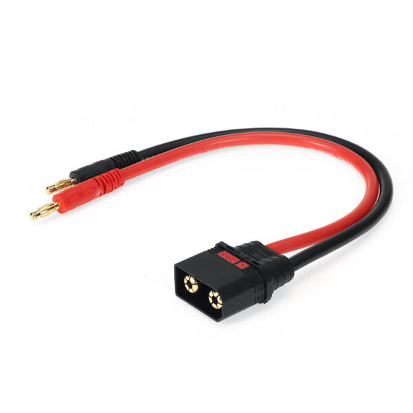 QS8 Male Plug to 4.0 Banana Plug 10AWG 250mm Charging Extension Cable - Image 3