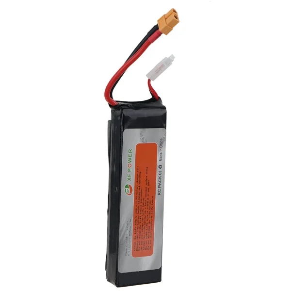 XF POWER 11.1V 5000mAh 100C 3S LiPo Battery XT60 Plug with T Deans Plug for RC Drone - Image 5