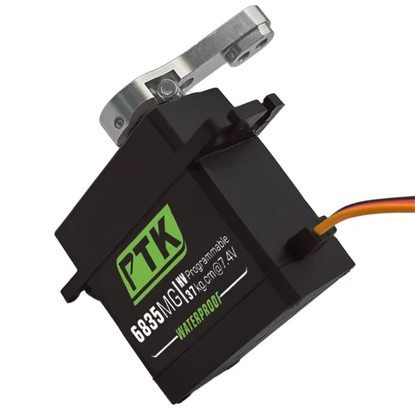 PTK 6835 MG 37KG High Torque Stainless Steel Gear Waterproof Digital RC Servo for Robot and 1/8 1/10 RC Climbing Car Models - Image 2