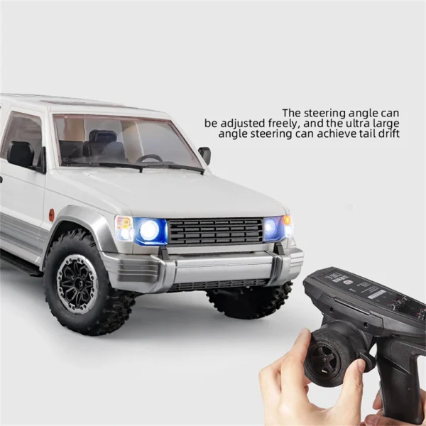 LDRC 1297 Pajero DIY KIT 1/14 4WD RC Car LED Light Off-Road Truck Climbing Rock Crawler Full Proportional Vehicles Models Remote Control Toys - Image 3