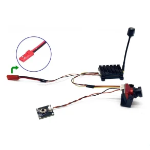 SLONWAKE 5.8G 48CH 1600mW Long Rangee FPV Transmitte VTX with 1500TVL AIO 130 Camera Support FatShark Protocol MMCX 2-4S Power for RC FPV Racing Drone