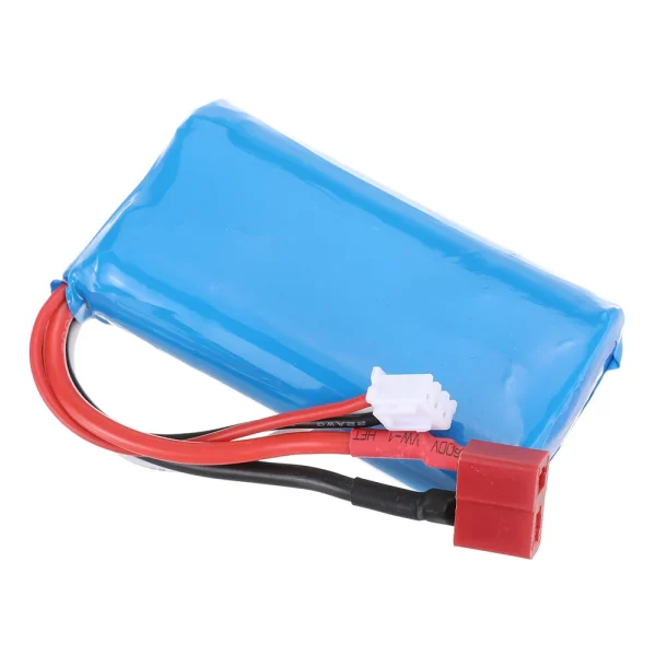 2Pcs ZOP Power 7.4V 1500mAh 25C 2S Battery T Plug for 16889 Brushless RC Car Vehicles - Image 4