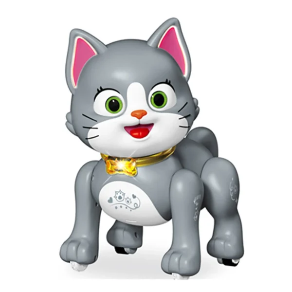 2.4GHz Remote Control Robot Pets Cat Rechargeable Cute Lighting and Music Robot Cat Toys for Children - Image 5
