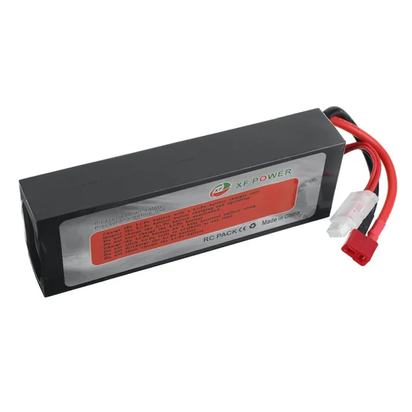 XF POWER 11.1V 5000mAh 100C 3S LiPo Battery T Deans Plug for RC Drone - Image 4